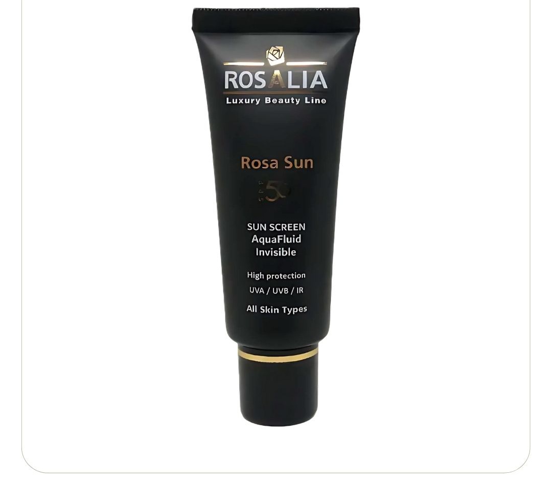 ضد آفتاب بی رنگ رزالیا مدل آکوا فلوئید مناسب پوست خشک و حساس SPF 50+ (اصل) |