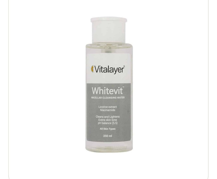 محلول پاک کننده ویتالایر Vitalayer وایت ویت – پوست لک دار (اصل)