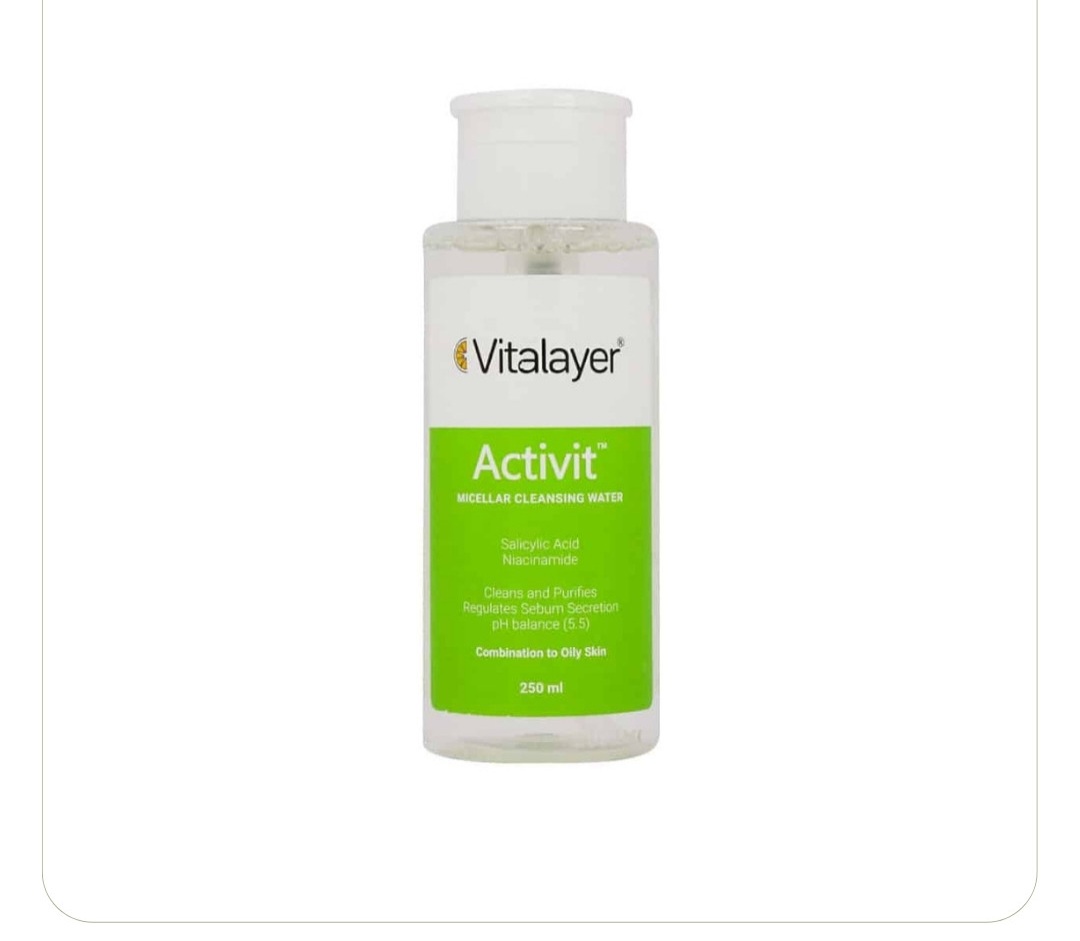 محلول پاک کننده ویتالایر Vitalayer اکتی ویت – پوست چرب (اصل)