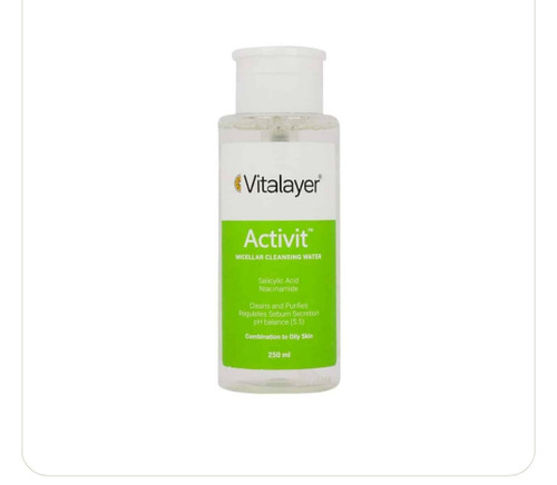 محلول پاک کننده ویتالایر Vitalayer اکتی ویت – پوست چرب (اصل)