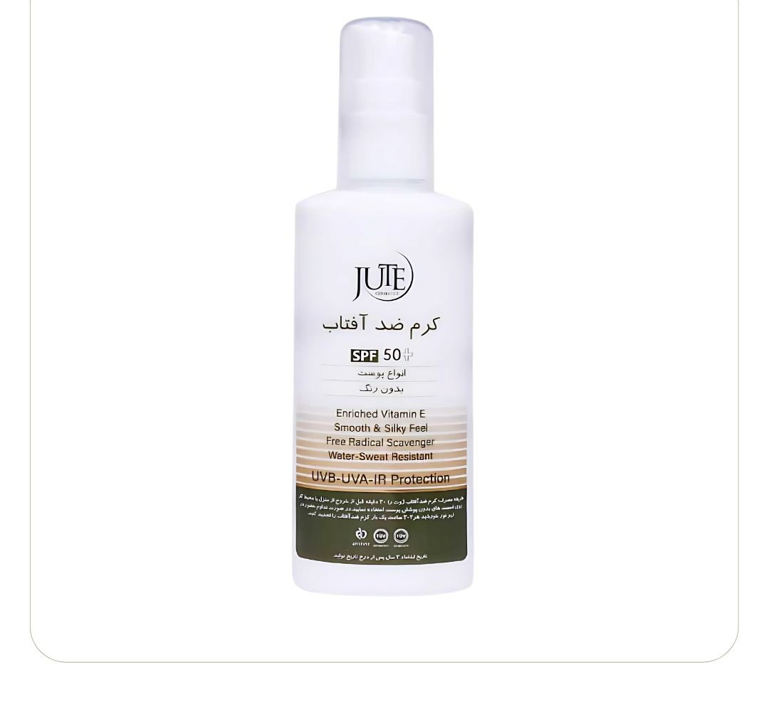 ژوت – ضد آفتاب پمپی بی رنگ انواع پوست SPF50 (۱۰۰ میل)