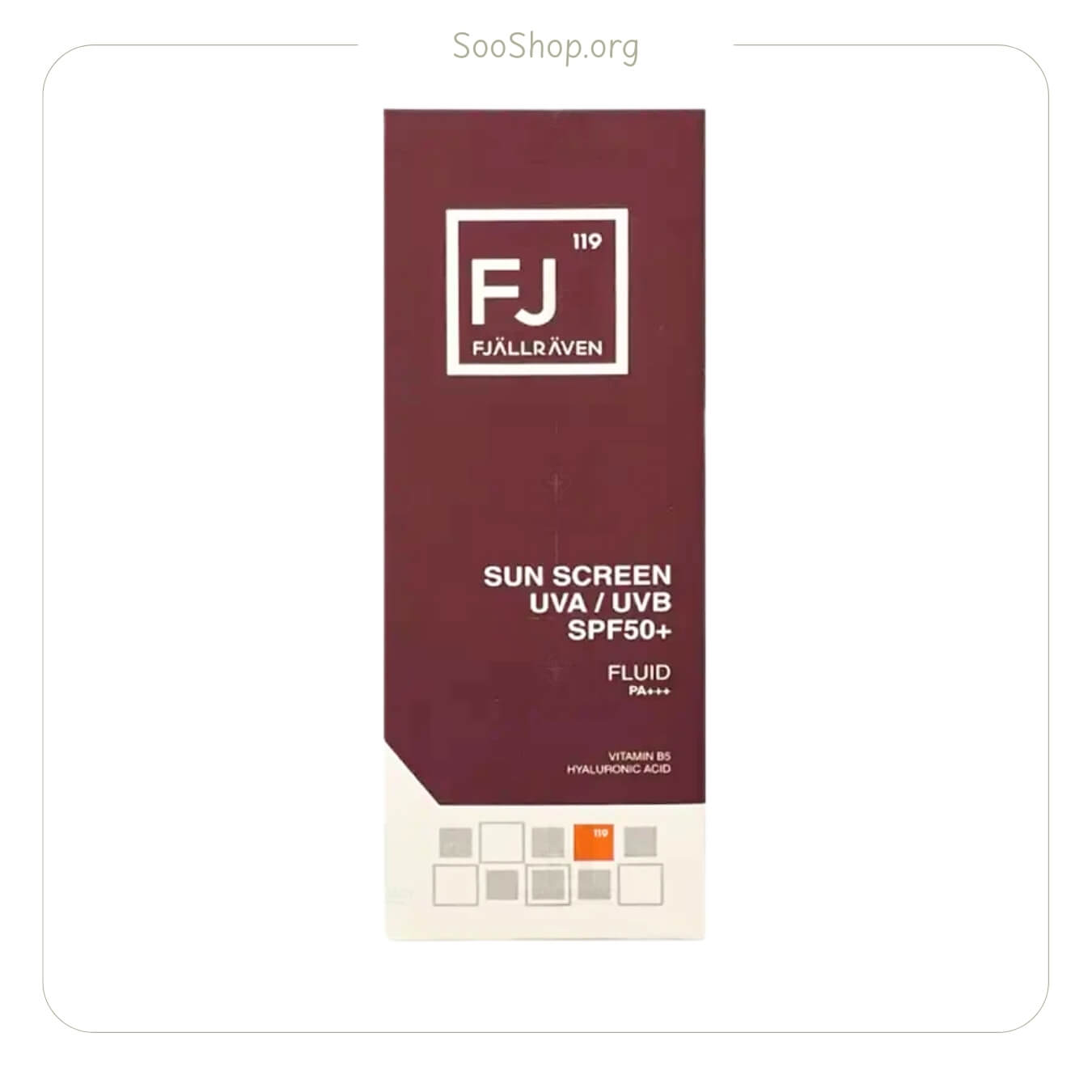 کرم ضدآفتاب بی رنگ اف جی SPF50 حجم 50 میل (اصل)